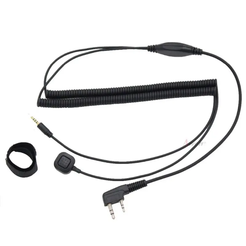 

Гарнитура для шлема Vimoto V3 V6 V8, Bluetooth-совместимая, специальный соединительный кабель для Baofeng, стандартная двухсторонняя магнитола