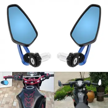 

Universal Motorcycle CNC Handle Reflector Motorcycle Bar End Mirrors Rear Fit for Street Car /Scooter