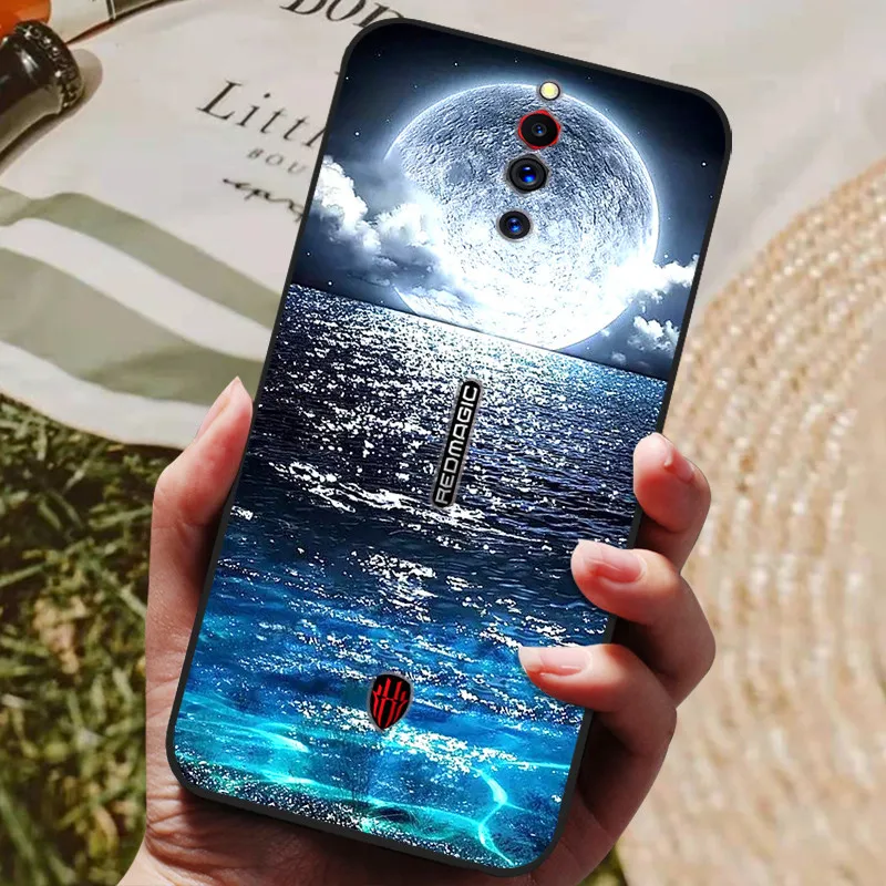 waterproof phone bag For Nubia Red Magic 5G Case Silicon Back Cover Phone Case for ZTE Nubia Red Magic 5G 5S Cases Soft bumper coque RedMagic 5S 6.65 cell phone dry bag Cases & Covers