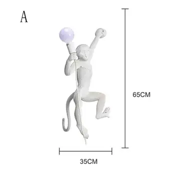 

Modern Monkey lamp LED table lamp Lighting Art LED Desk lamp Living room dining room bedside lamp table Replicas Resin luminaire