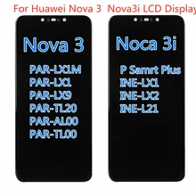 Écran tactile LCD de remplacement, pour Huawei Nova 3i Nova3 PAR LX1 LX9 INE LX2 L21=