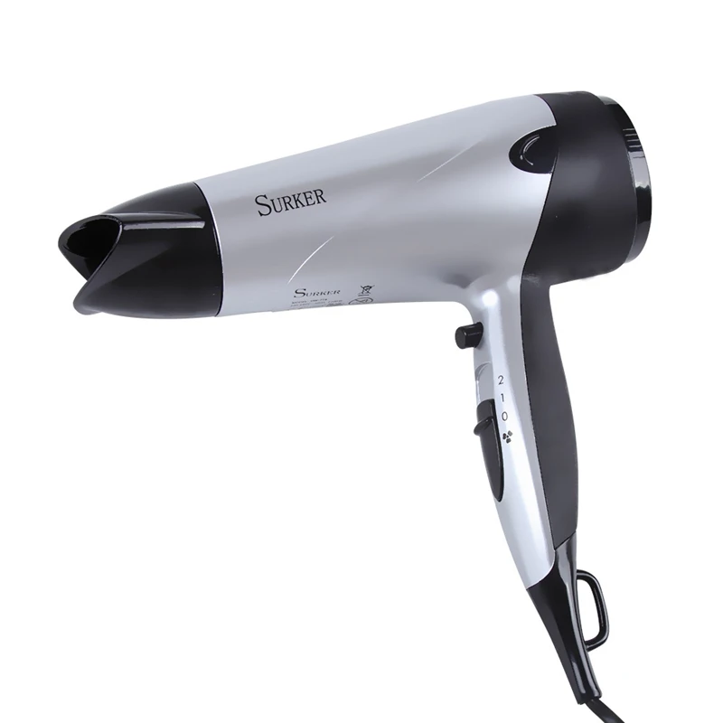 SURKER DW-778 Hair Dryer 2000W Three Wind Speed Control Constant Temperature and Quick Dry Double Overheat Protection Hair Dryer