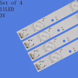 TV Lamp LED Backlight Strips For HAIER LE40M600CF LE40F3000WX LE40M600F Bars LED Bands LED40D11-ZC14-03(B) PN:30340011206 Rulers