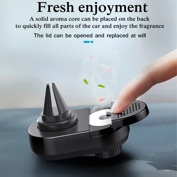

5V2.4A can be loaded with solid aroma core car MP3 Bluetooth player FM launch distribution car magnet bracket New Model FS