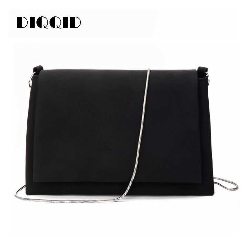 

DIQQID 2019 Women Handbag Fashion Female Solid Messenger Bag Crossbody Shoulder Bags Chain Women's Bags Clutches bolsas feminina