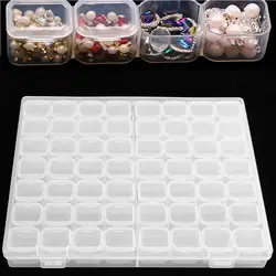 56 Grid Nail Jewelry Art Storage Box Storage Needle Eyelashes medicine Gadget Parts Jewelry Tattoo Accessories Storage Container