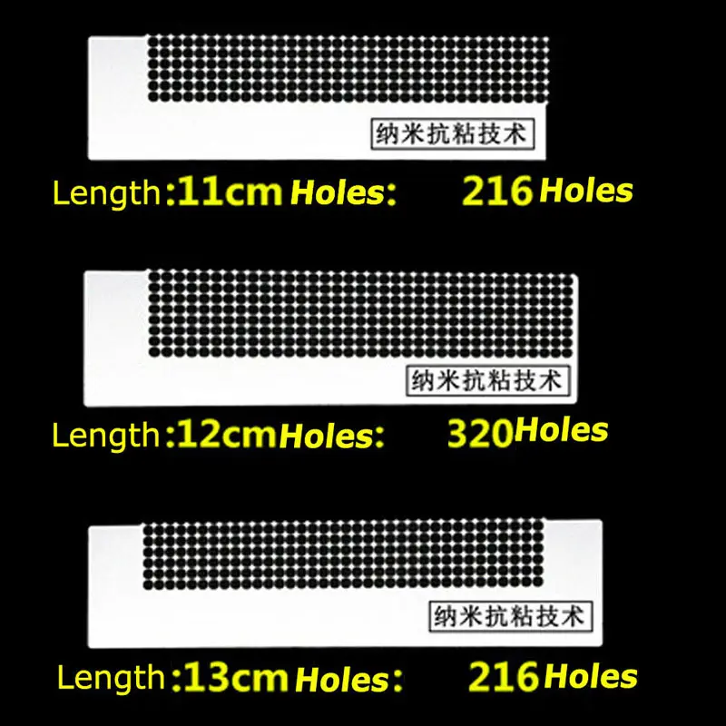 11cm 216holes 140mm 5D алмазная живопись линейка из нержавеющей стали пустые сетки круглый полный набор сверл точечная дрель Алмазная Вышивка Инструменты - Цвет: 11cm 216holes 140mm