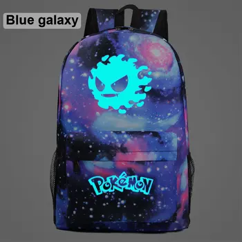 

AL1806 Luminous Cartoon Anime Pokemon Pikachu Boy Girl School bag Teenagers Student Schoolbags Women Packsack Men Backpack