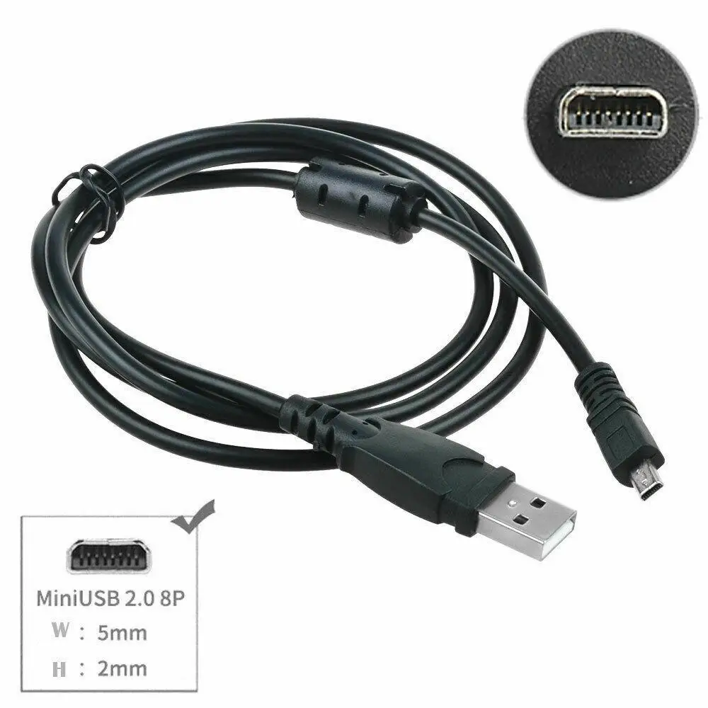 

TWISTER.CK 12-pin USB Data Cable Digital Camera Line for Nikon UC-E6 for Olympus CB-USB6 USB cable