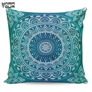 

Mandala Datura Buddhism Ethnic Pillow Covers Cases Pattern Cover Cushion Pillowcase Square Print