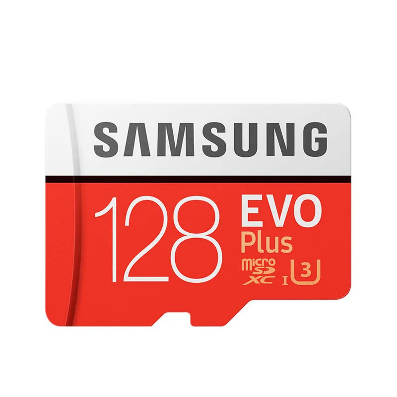 Оригинальная карта памяти Samsung 256GB карта Micro SD Card 64 Гб 128 512 EVO+ 100 МБ/с. класса 10, мicro SD, TF карта для Смартфон ноутбук - Емкость: 128 ГБ