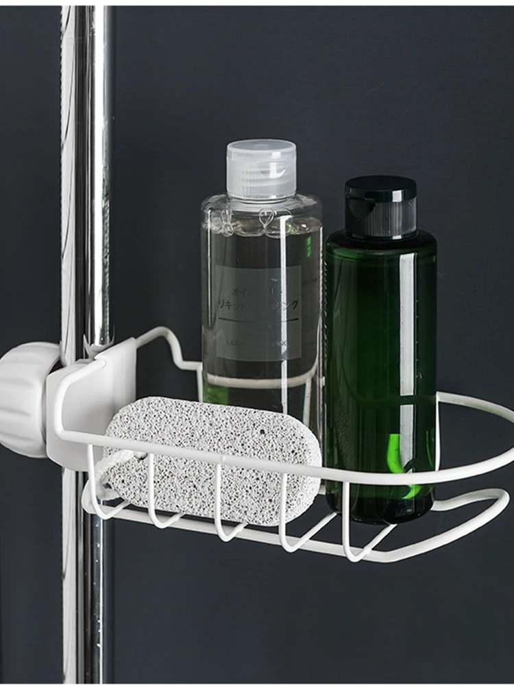 Stainless Steel Hot Sink Hanging Storage Rack Holder Faucet Clip Bathroom Kitchen Dishcloth Clip Shelf Drain Dry Towel Organizer