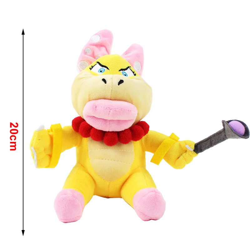 Супер Марио Broser JR 3D Land Bone Kubah Koopa Dragon Темный боусер Kamek Waluigi Wario Lemmy Morton Roy Bully Odyssey плюшевые игрушки - Цвет: E-opp bag