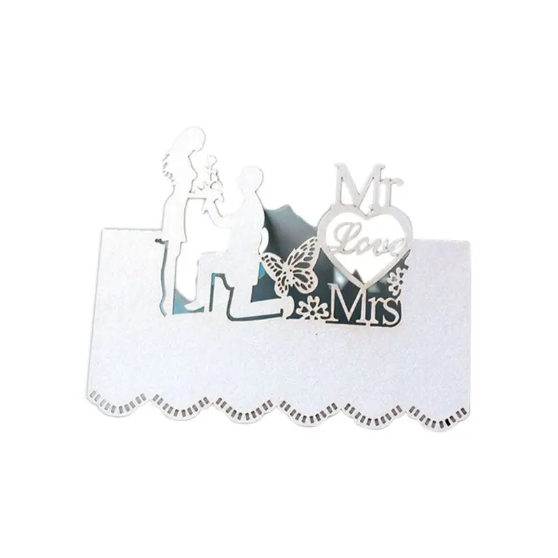 

50pcs White Laser-Cut Wedding Party Table Place Card Name Cards Favor Decor New