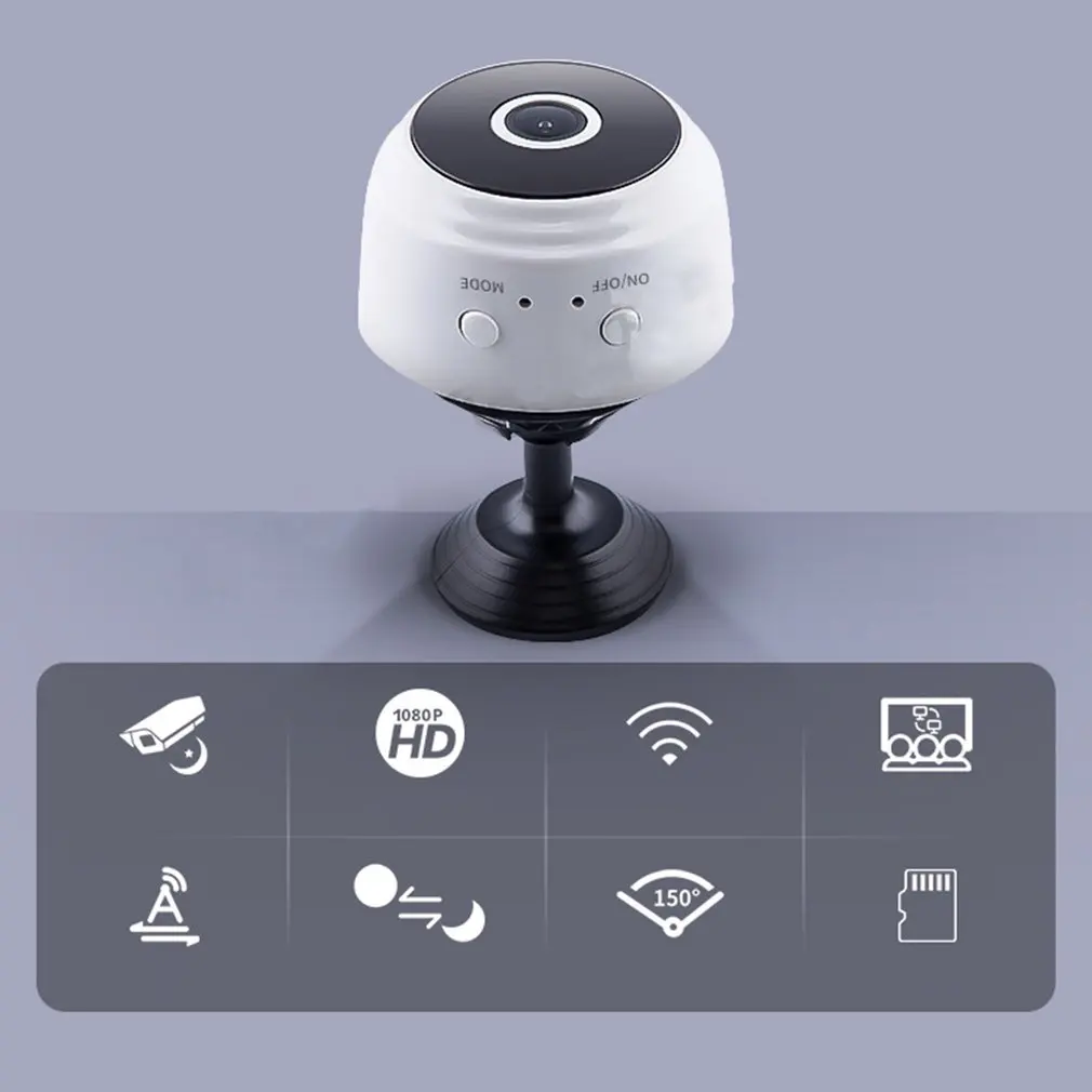 A9 камера Wi-Fi для домашней безопасности 1080P камера 4K HD для безопасности спорта на открытом воздухе Hd ночного видения 1080p для воздушного движения Dv
