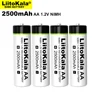 4-20PCS Liitokala 1.2V AA 2500mAh Ni-MH 2.5A Rechargeable battery aa for Temperature gun remote control mouse toy batteries ► Photo 1/4