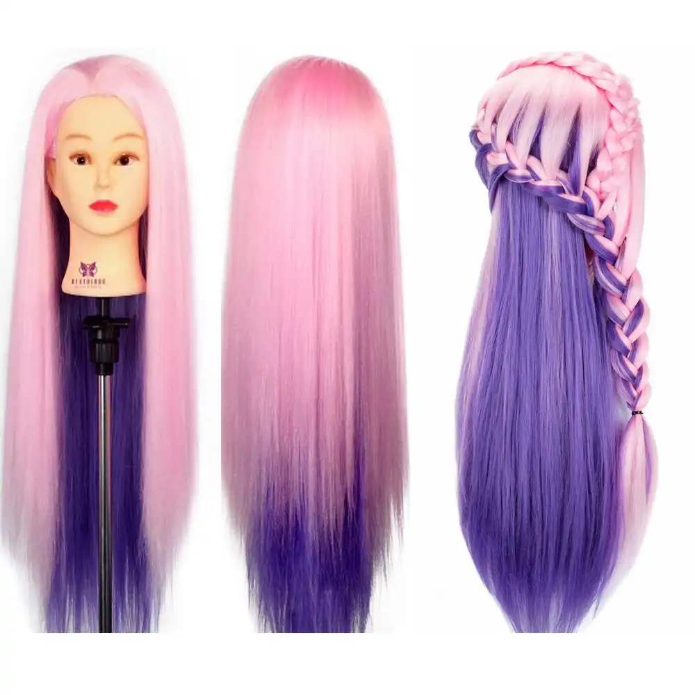 rainbow hair mannequin