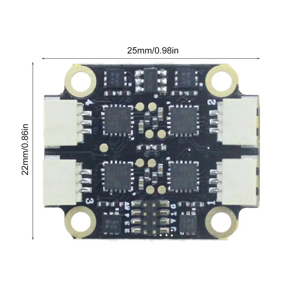 HAKRC 1S10A 10A 4-в-1 BLHELI_S ESC Поддержка Dshot150/300/600 мини Размеры ESC для DIY FPV Racing беспилотная часть Аксессуар