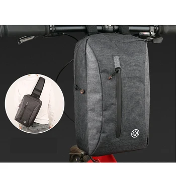 

Bike Handlebar Bags Large Capacity Cycling Handlebar Storage Bike Front Bag for Bike Scooter Fold Bike