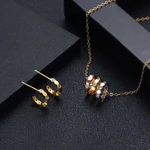 Jankelly Горячая Африканский 2 шт свадебные комплекты ювелирных изделий Модный комплект ювелирных изделий «Дубай» для женщин Свадебные вечерние аксессуары дизайн