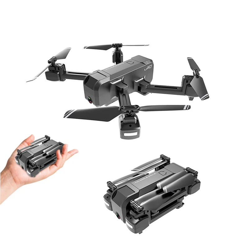 Двойная камера 1080P 4K HD WiFi FPV оптический поток с профессиональным мини складной Дрон RC Квадрокоптер KF607 VS SG106 XS816 Дрон