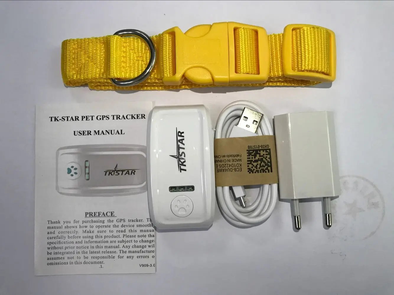 Tkstar Tk909 собака gps GSM GPRS трекер устройство определения местоположения gps устройство слежения с ошейником для собаки кошки Бесплатное отслеживание веб-приложений