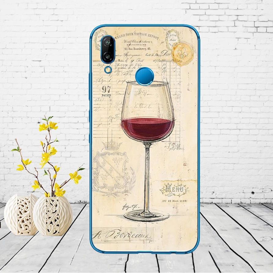 128DD keep calm and drink a bear винный узор, резиновый чехол для Huawei P9 P10 P20 P30 Lite mate 10 20 PRO lite p smart чехол