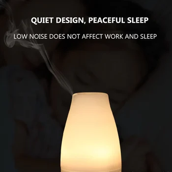 

Mini Humidifier Night Light Ultrasonic Atomizer Desktop Essential Oil Aromatherapy Machine Stress Relief Electric Air Diffuser