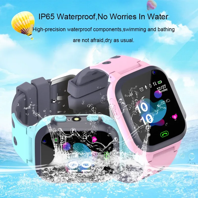 kids call Children's Smart Watch Waterproof LBS kids SOS Anti lost Positioning Smartwatch Baby 2G Clock Location Tracker watches