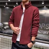 Sudaderas con capucha para hombre, abrigo grueso informal de lana, sudaderas sencillas con cremallera, chaquetas con capucha, ropa 8XL, Invierno ► Foto 2/6