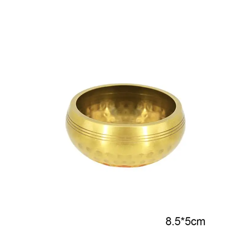 A2 Nepal Handmade Tibetan Singing Bowl Set Decorative-wall-dishes Resonance Healing Meditation Yoga Bowl with Mallet - Цвет: A2