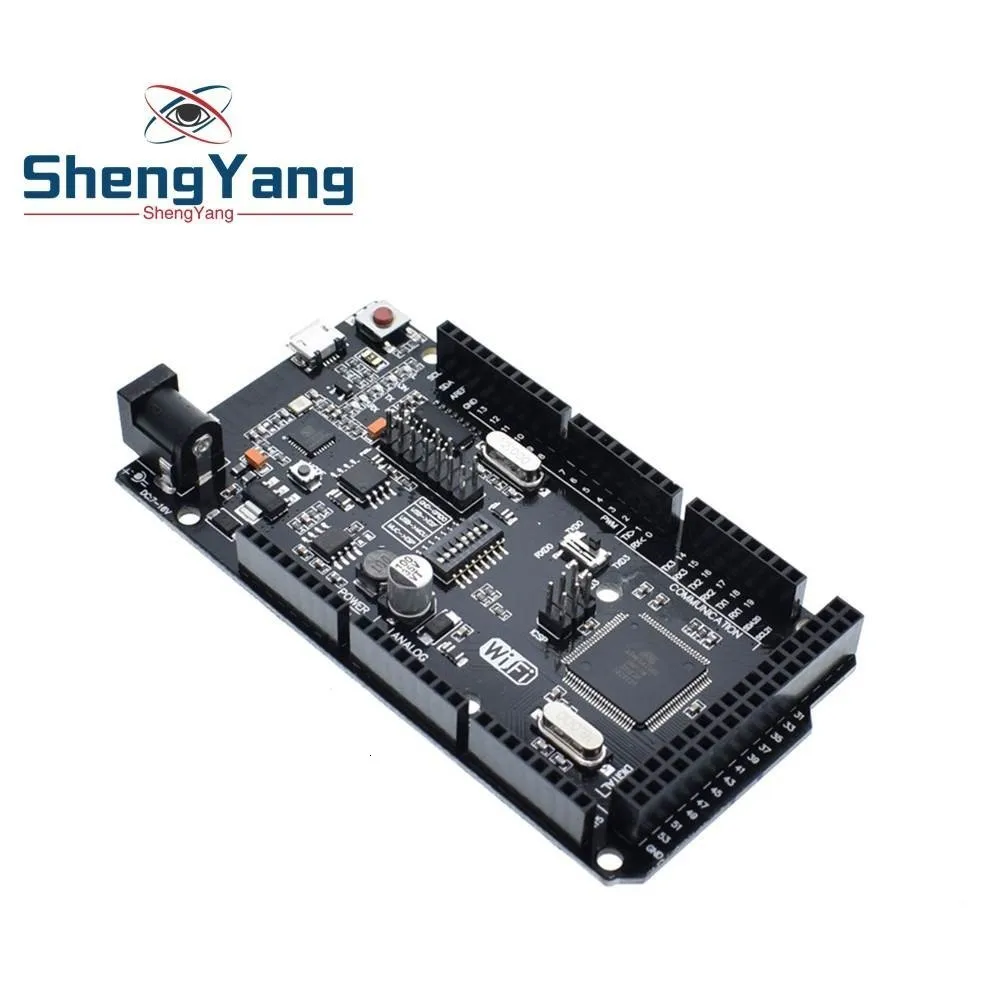 ShengYang Mega+ WiFi R3 ATmega2560+ ESP8266 32M USB-TTL памяти CH340G совместимый для Arduino Mega NodeMCU ESP8266