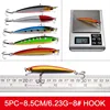 56Pcs/lot Almighty Mixed Fishing Lure Bait Set Wobbler Crankbaits Swimbait Minnow Hard Baits Spiners Carp Fishing Tackle ► Photo 3/6