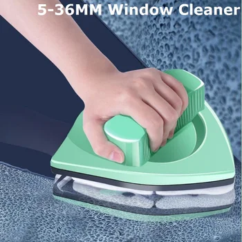 

5-36MM Double sided Magnet Window Brush Wiper Cleaner Glazing Magnet Glass Windows Handheld Household Bathroom Cleaning Tools