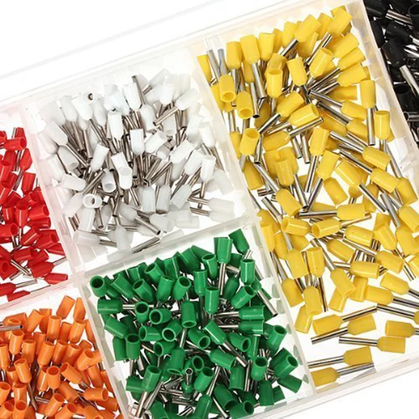 800 шт. набор наконечников, обжимной соединитель провода, Изолированный Шнур Контактный Терминал AWG 22-10 комплект, большой ассортимент наконечников