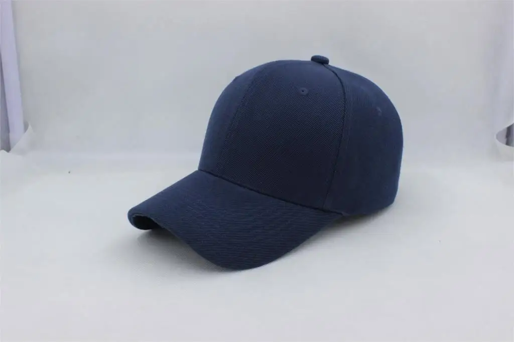 Dark blue Бейсболка с логотипом DIY на заказ, плоская кепка, хип-хоп, для детей и взрослых, с вышивкой, известный бренд, шляпа-ведро, высокое качество, Snapback - Цвет: Dark blue