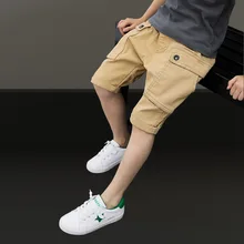 Г. Летние новые стильные шорты для маленьких мальчиков тонкие шорты из чистого хлопка повседневные штаны в Корейском стиле модные шорты для мальчиков