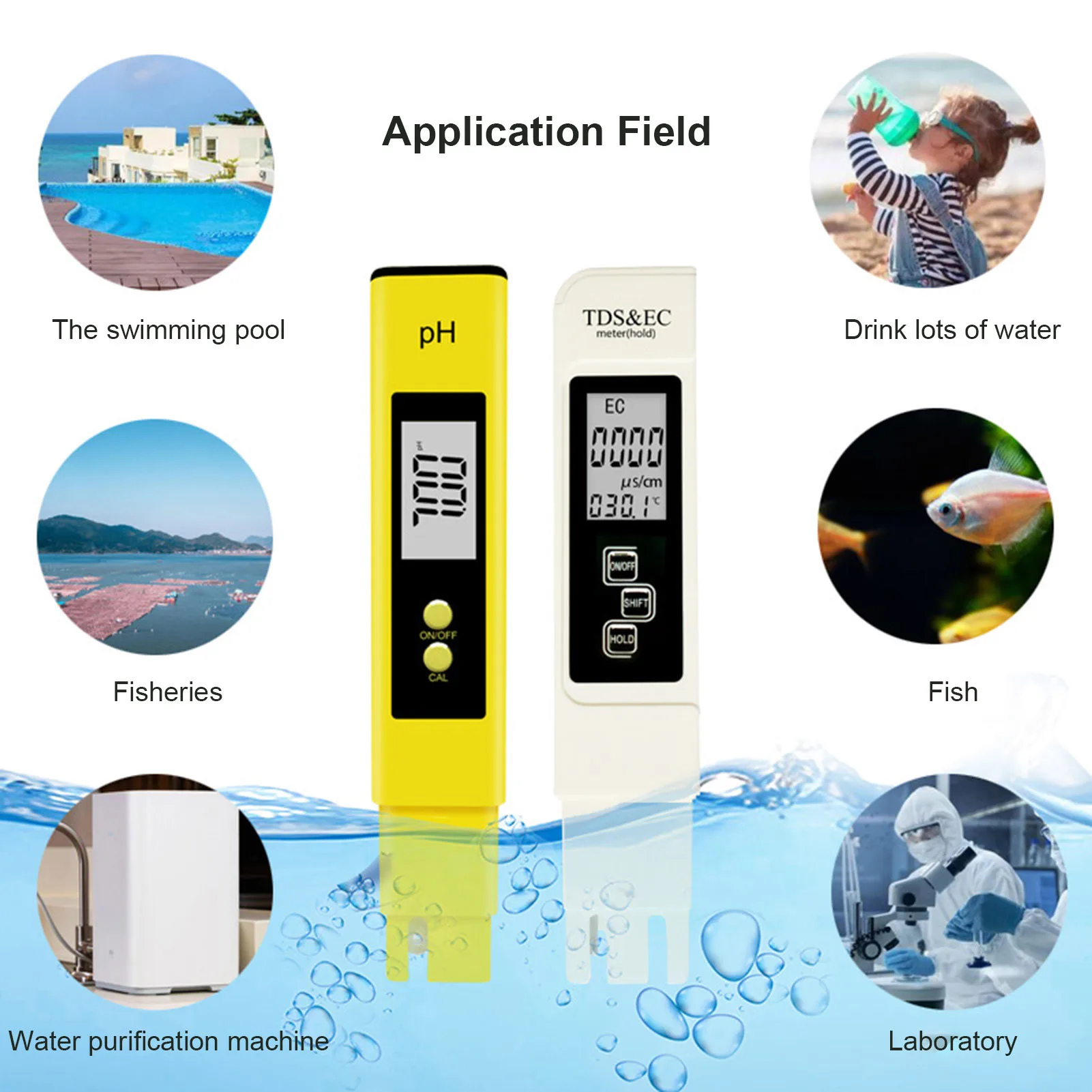 PH Acidometer датчик качества воды значение Тесты продукция EC и TDS проводимость Тестеры