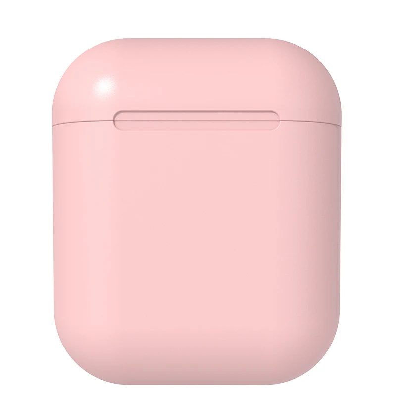 Pink headphone Inpods 12 Pk i12 TWS Bluetooth наушники 5,0 Bluetooth гарнитура Беспроводные наушники с микрофоном Siri - Цвет: Pink headphone