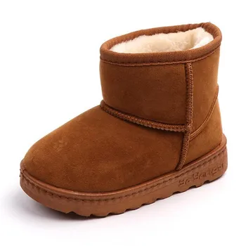 

Hot winter girls boots slip wear cotton shoes boys snow boots cotton boots fur warm boots boys baby cotton shoes Free shipping