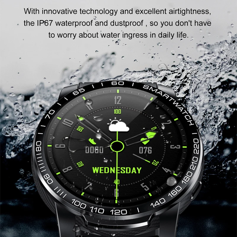 LIGE New Smart Phone Watch Men Women Sports
