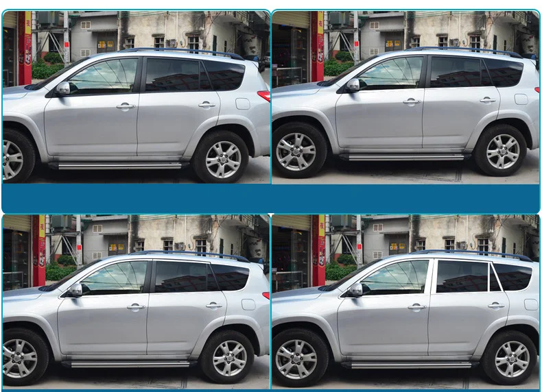 Нержавеющая сталь окна автомобиля планки для toyota rav4 2006 2007 2008 2009 2010 2011 2012 xa30