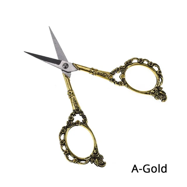 A-Gold 25 стилей, из нержавеющей стали портной ножницы вышивки крестиком вышивка Шитье ножницы для дома ручной работы Обрезка инструмент Аксессуары для шитья - Цвет: A-Gold
