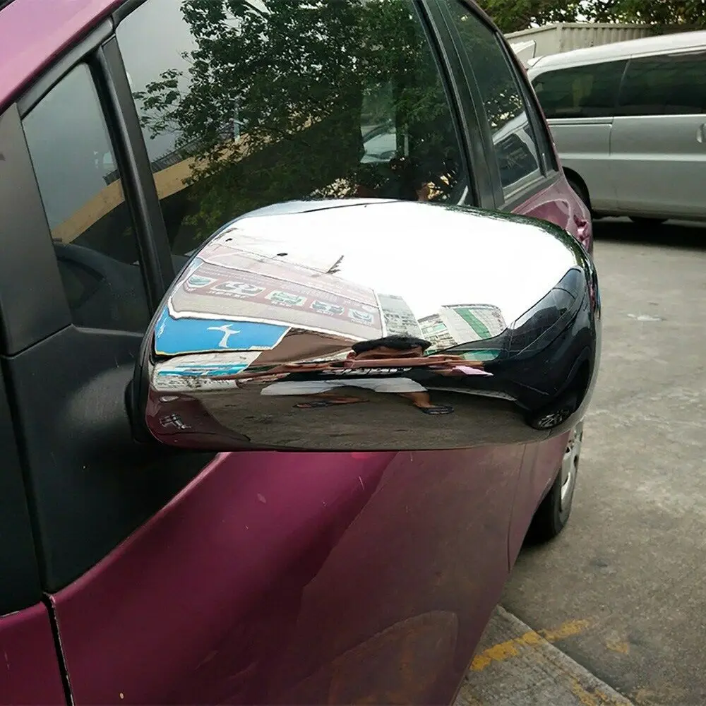 Для Toyota Yaris хэтчбек 2007-2011 MK2 хромированная боковая накладка зеркала заднего вида