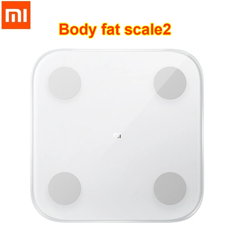 Весы Xiaomi Mi Scale 2 100% умные весы для измерения жировой массы тела Bluetooth 5 0 с монитором