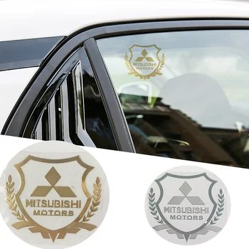 

1pcs 3D Car Sticker Emblem Case With Badge For Mitsubishis ASX Lancer Pajero Outlander L200 EVO Lancer EX Pajero Emblem