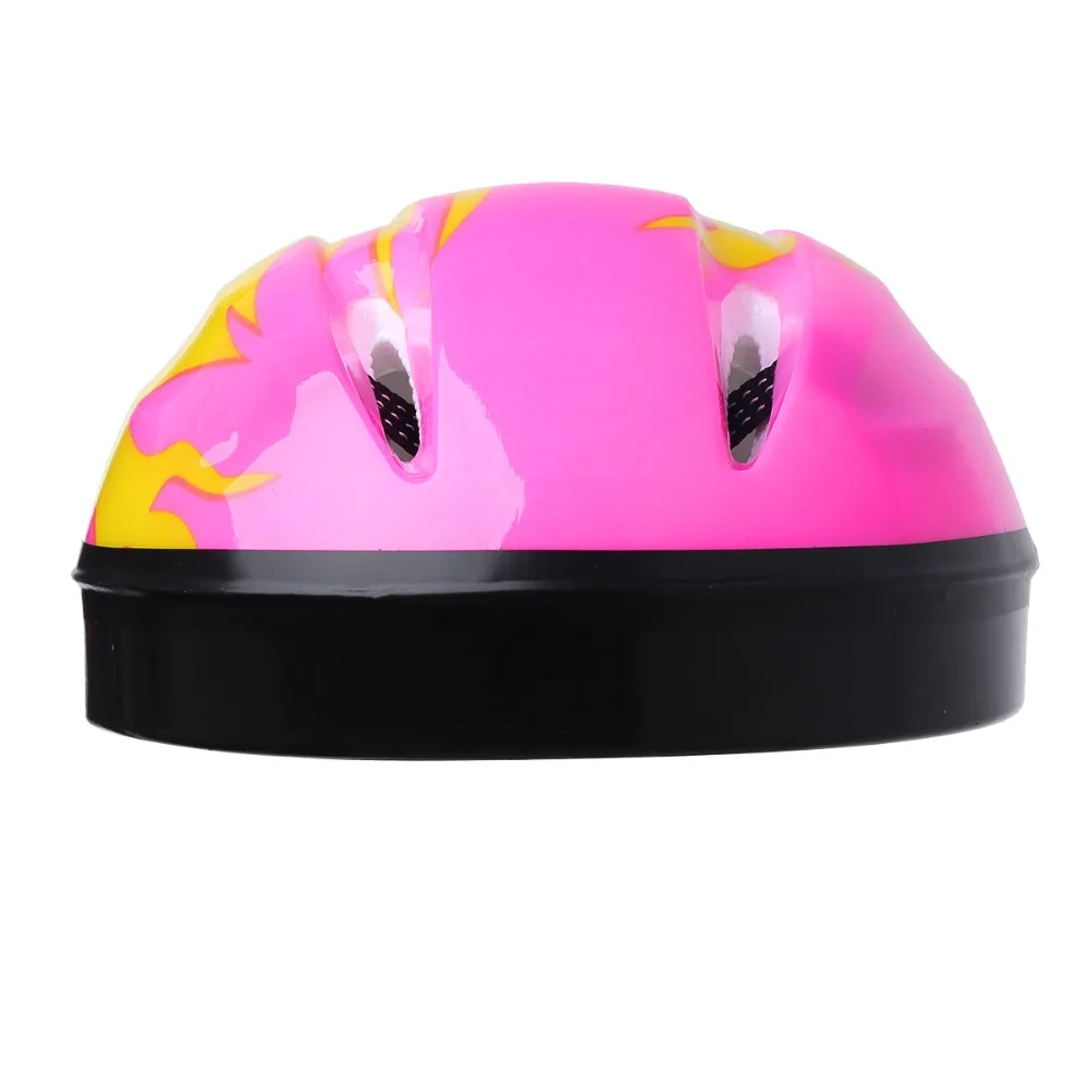 7Pcs Kids Bicycle Helmet Protective Gear Outfit Knee Wrist Guard Elbow Pad Set for Scooter Skateboard Roller Skating Cycling