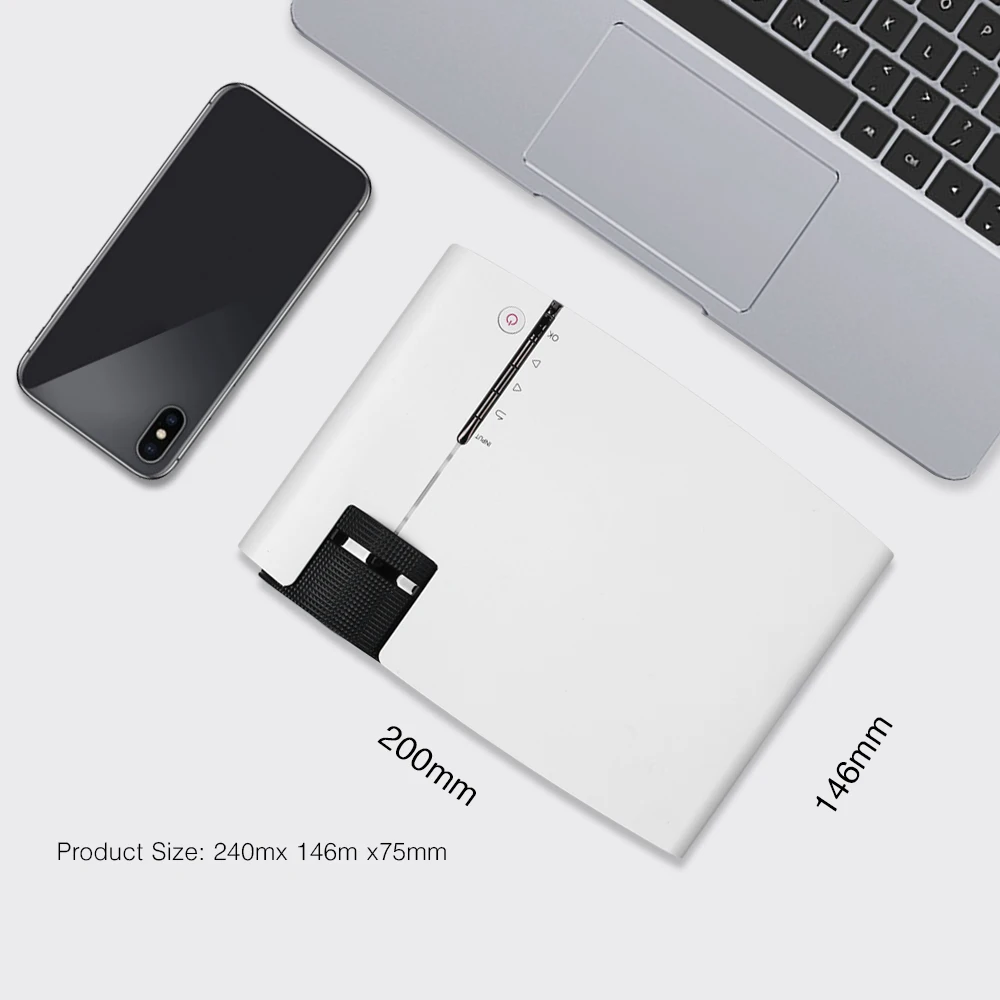 Мини светодиодный видеопроектор BYINTEK SKY K1/K1plus для домашнего кинотеатра