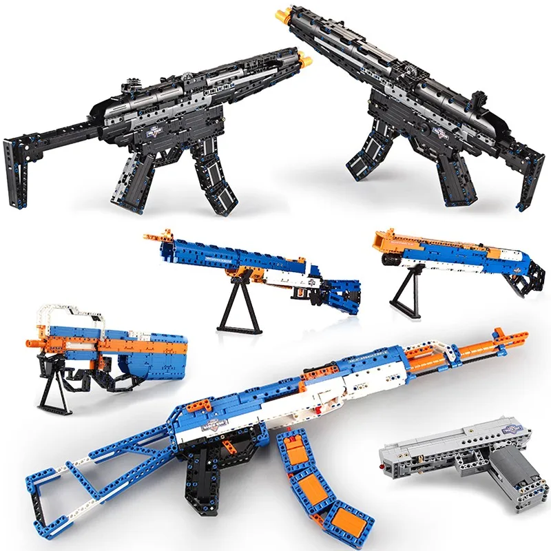 

Revolver Pistol Power GUN legoING Building Block SWAT Military Army Model Weapon Technology Compatible Brick Toy for Boy gift
