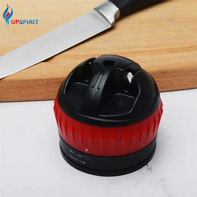 

Upspirit Kitchen Knife Sharpener With Suction Cup Tungsten Steel Ceramic Blade Knife Accessories Creative Kitchen Tools